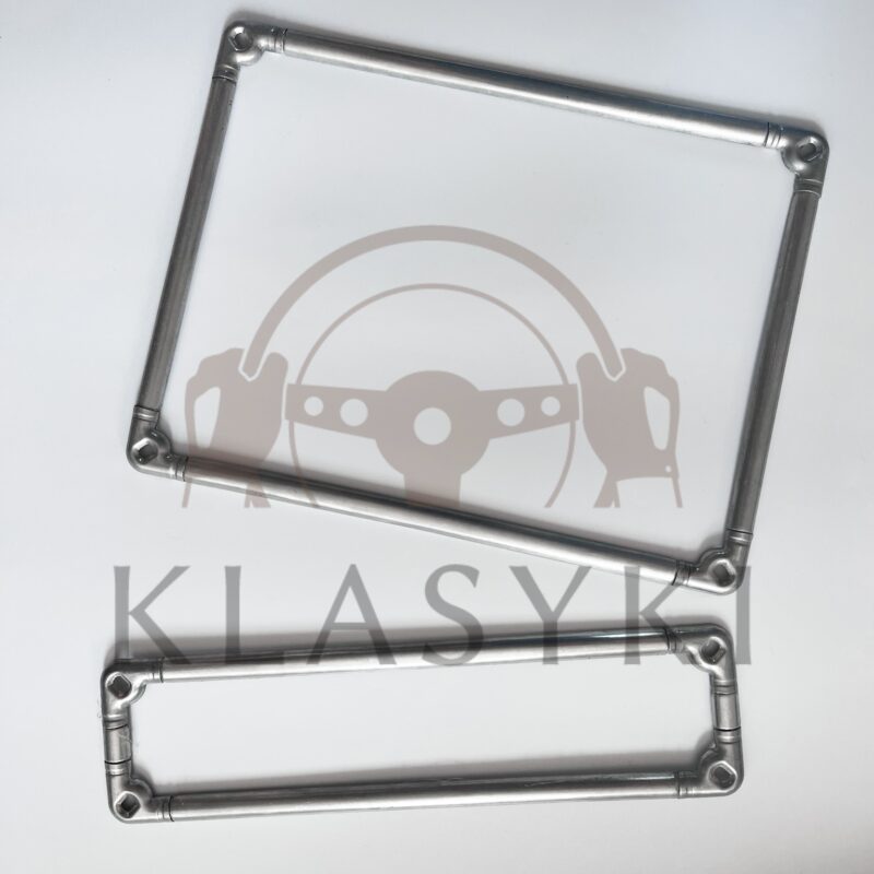 Aluminiowe ramki do tablicy rejestracyjnej Fiat 500