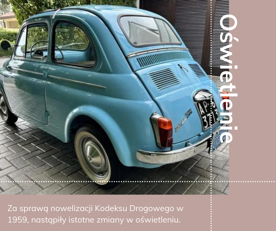 Fiat 500 N oświetlenie