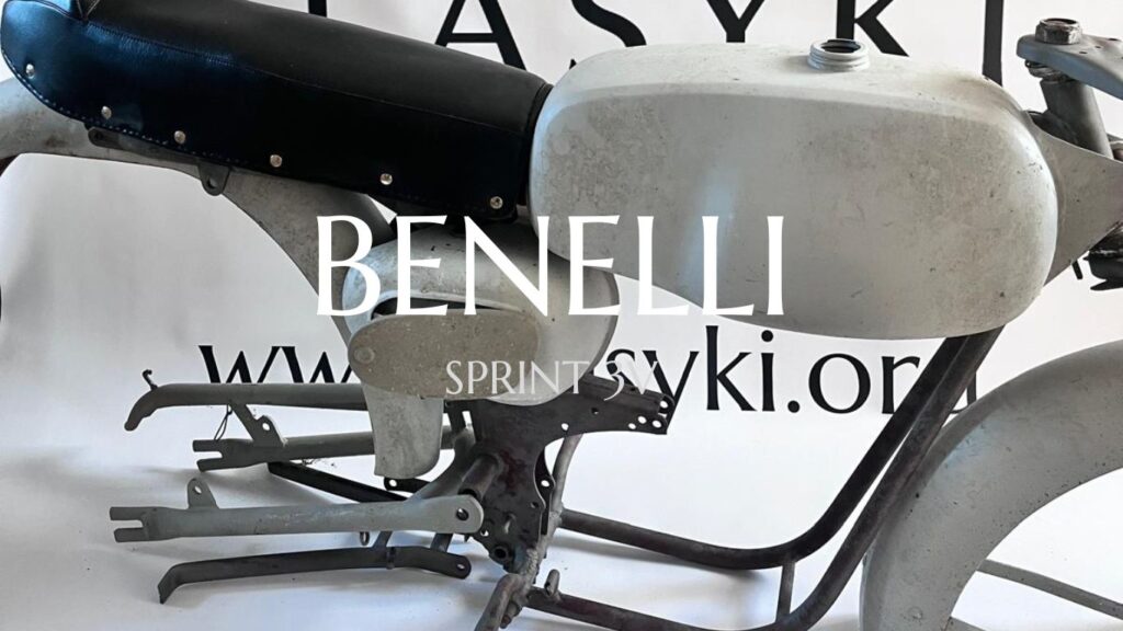 Kompleksowa renowacja motoroweru Benelli.